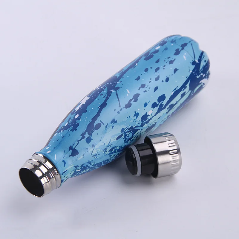 

Custom Sport Water Bottle Leak Proof Stainless Steel Thermos Tumbler Insulated Cup Vacuum Flask Protein Shaker Gym Travel Mug