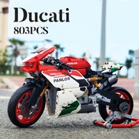 creative expert high tech city sports rapid racing motorcycle motorbike locomotive moc modular brick model building block toy
