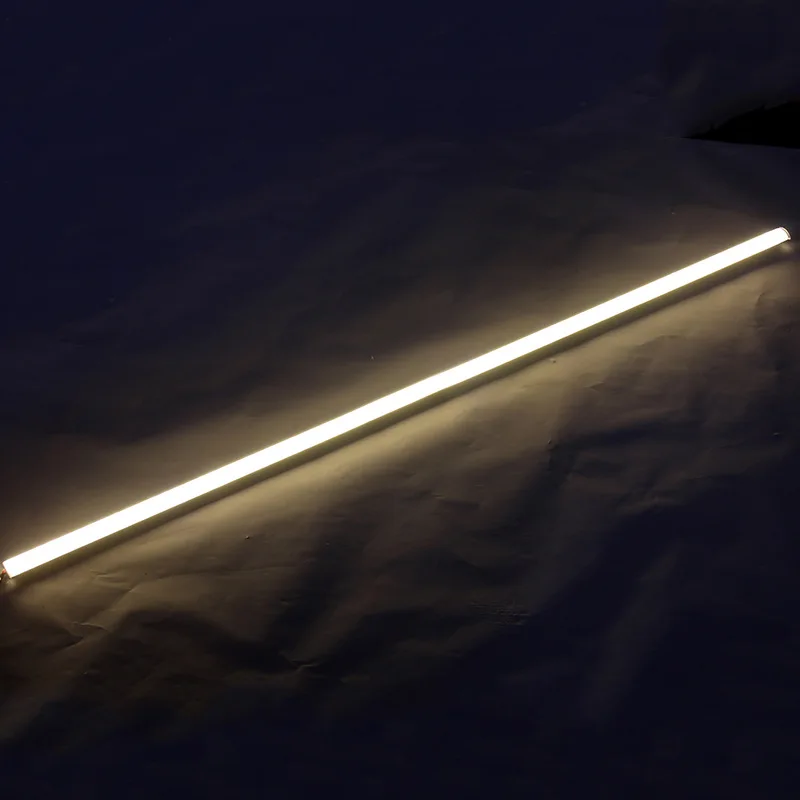 50pcs 100CM smd5050 5730 led hard strip LED Bar Light with V cover Kitchen rigid DC12V showcase closet cabinet light | Лампы и