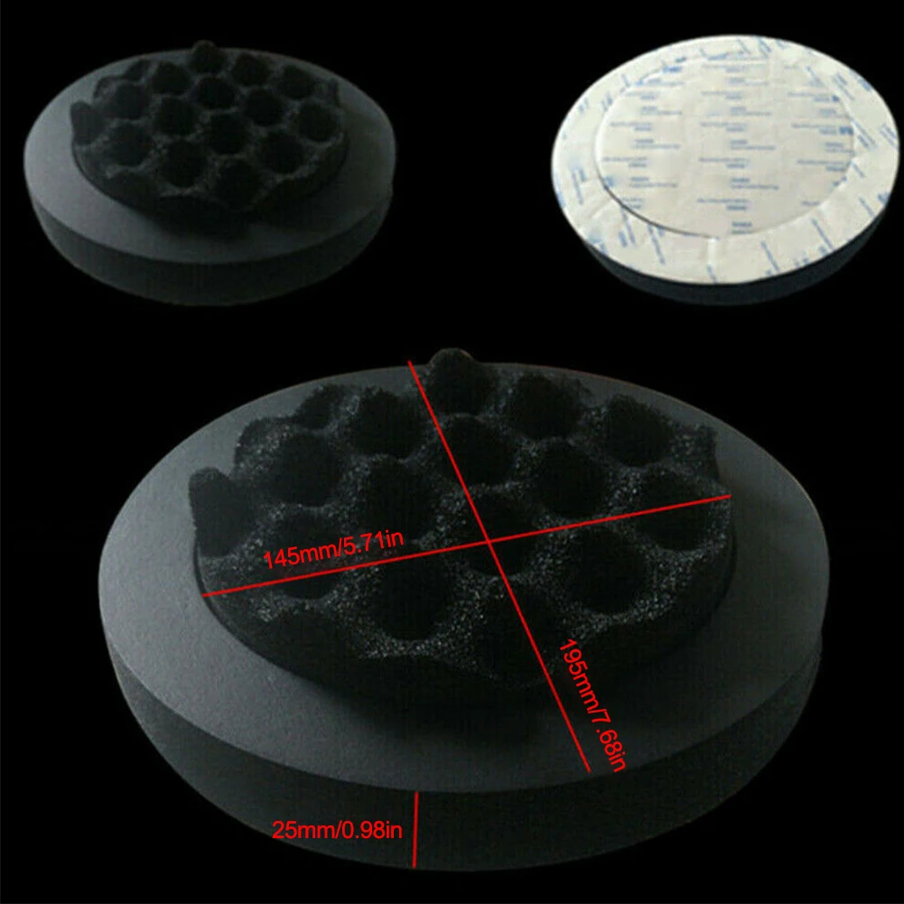 

4pcs6.5 Car Soundproof Cotton Woofer Foam Wave Pad Sound Noise Auto Universal For Automotive Car Accessories Tools