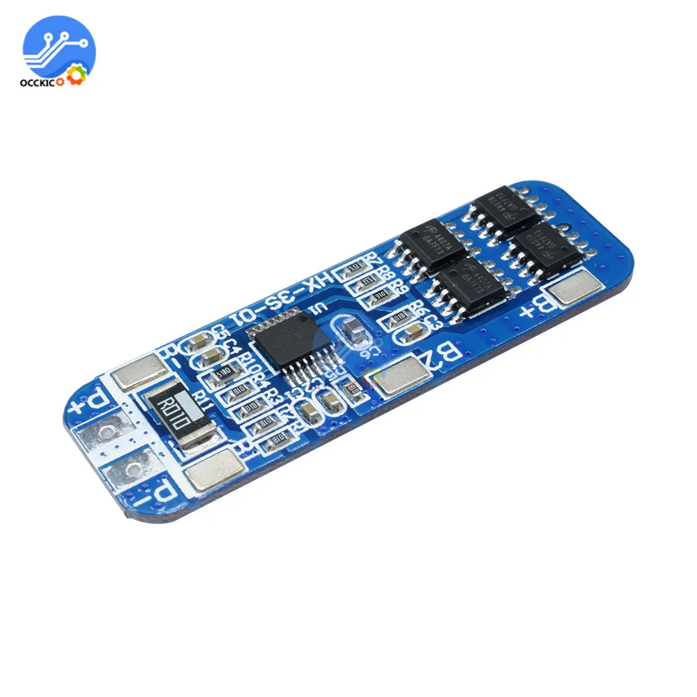 Bms 3S 18650 10A Защитная плата зарядного устройства литий ионной батареи печатная 10 8 В