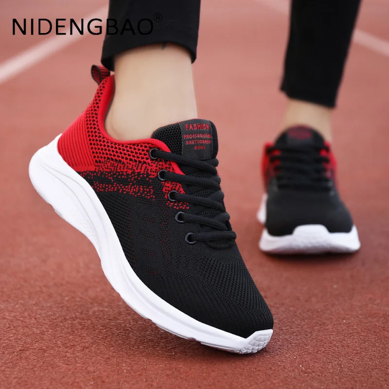 Ultra Light Running Shoes Women's  Sneakers Fly Weave Breathable Comfortable Walking Jogging Training Athletic Zapatillas Mujer