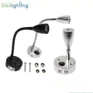 Светодиодный светильник для чтения для лодки, 12 В постоянного тока, настенный светильник для грузовика, мотора, дома, яхты, кабины, прикроватного столика, фургона, лодки, освещение RV