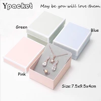3colors jewelry organizer box engagement ring for earrings necklace bracelet display gifts box 7 5x9 5x4cm box for jewelry 30pcs