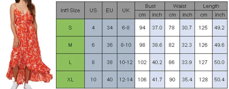 

Women's Midi Boho Floral Summer Beach Long Slit Evening Party Sun Dress