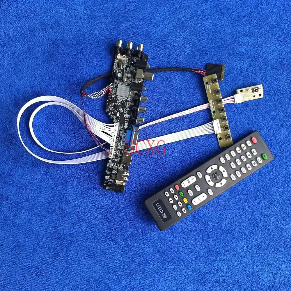 

LVDS-40Pin Display drive card Digital 1600*900 Kit For LP173WD1-TLG1/TLH2/TLN1/TLN2/TLP1/TLP3 HDMI-compatible DVB VGA USB AV LED