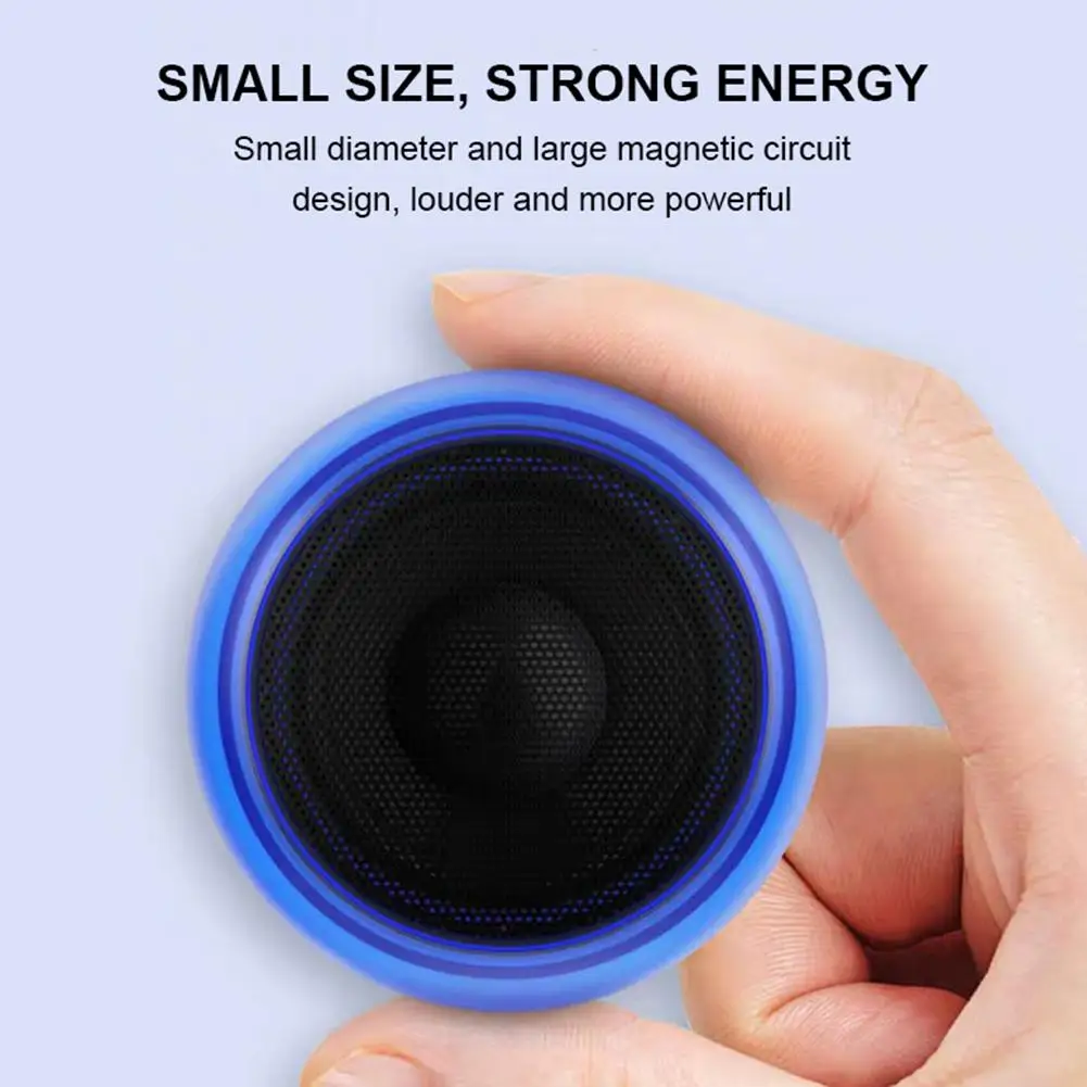 A1 Bluetooth Speaker Mini Wireless Audio-visual Loudspeaker With Colorful Breathing Atmosphere Lights Stereo Audio Sound Box | Электроника