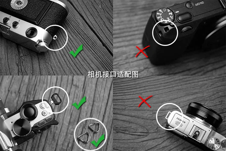 Ремешок для камеры AYdgcam ручной работы из натуральной кожи FUJJI Fujifilm XT4 X100F Leica Q2 Canon