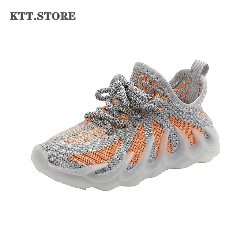

KTT Unisex Children's Sneaker Baby Boy Casual Shoes Breathable Sport Sneaker for Boys Slip-on School Sneaker for Big Girls Shoes