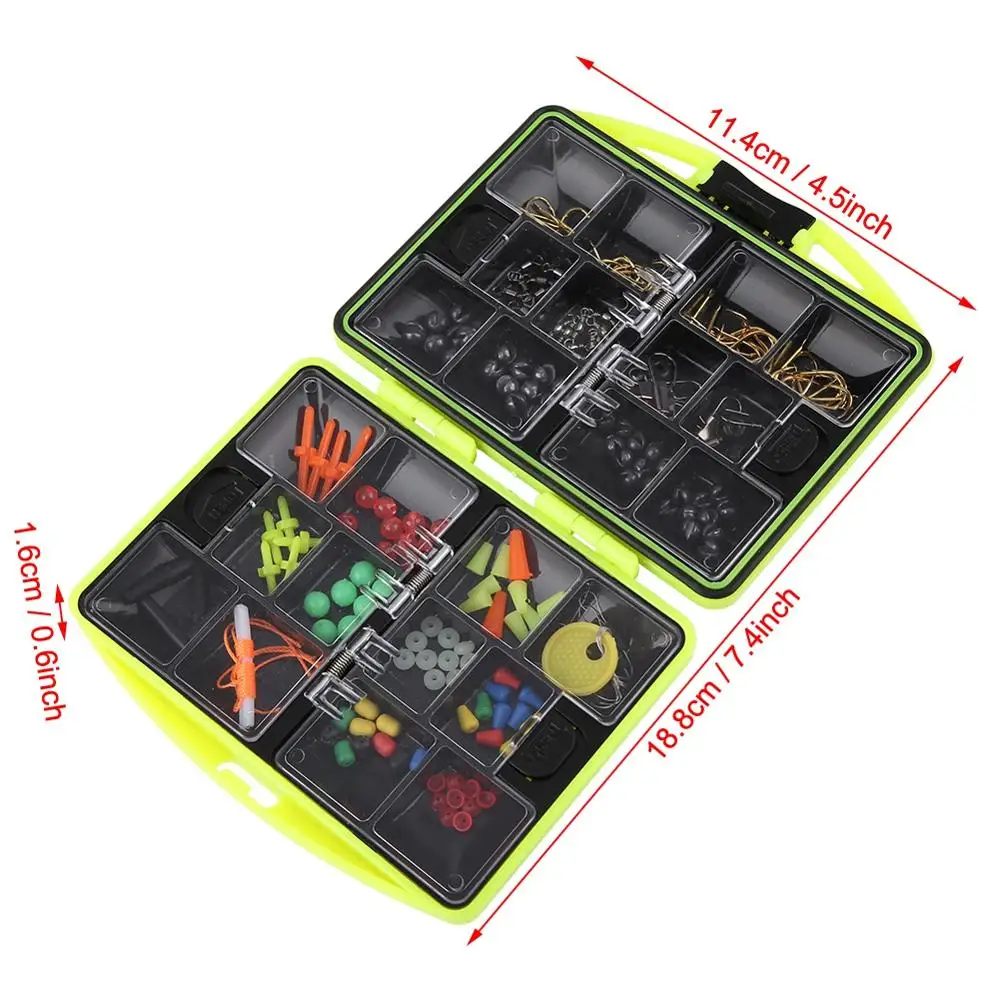 Fishing Accessories Box Outdoor Fishing Lure Bait Hooks Fishing Sinker Weights Plastic Steel Silicone Portability Fishing Box enlarge