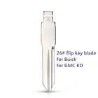 VVDIKDXHORSE флип необработанный ключ лезвие 26 # GM39 флип-ключ лезвие для Buick для GMC KD дистанционный флип-ключ лезвие