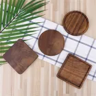 Подставка под кружку, из бука, черного ореха, 1 шт.