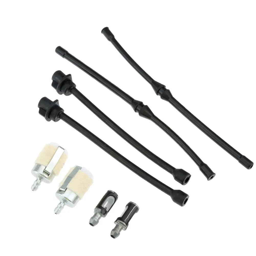 8 шт. цепная пила топливная труба масляная топливный Масляный фильтр для 52cc 58cc