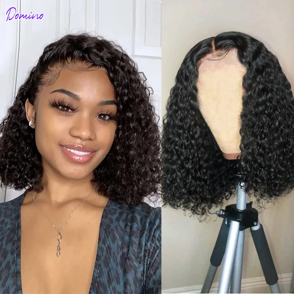 

Bob Lace Front Wigs Human Hair Wigs 4X4 Lace Closure Bob Wigs Deep Wave Short Bob Wig 13X4 Lace Frontal Wigs For Black Women