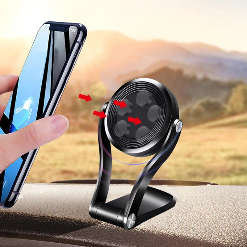 

Магнитный магнитный держатель для телефона в автомобиле, Универсальный Регулируемый держатель для мобильного GPS, DQ-Drop