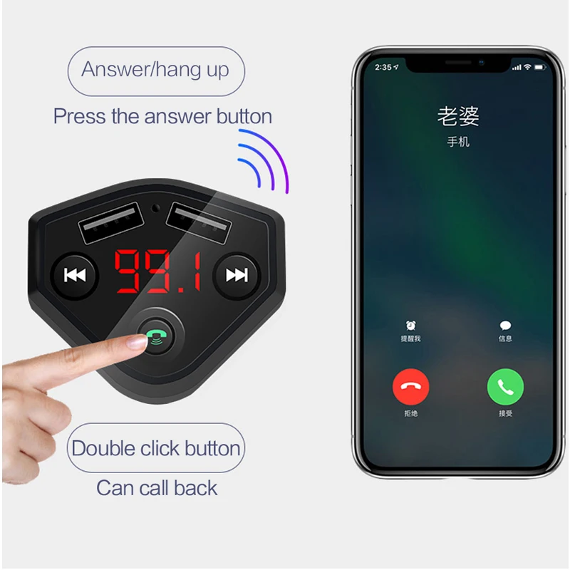 Прикуриватель навигация fm передатчик Автомобильный MP3 плеер Bluetooth hands free приемник