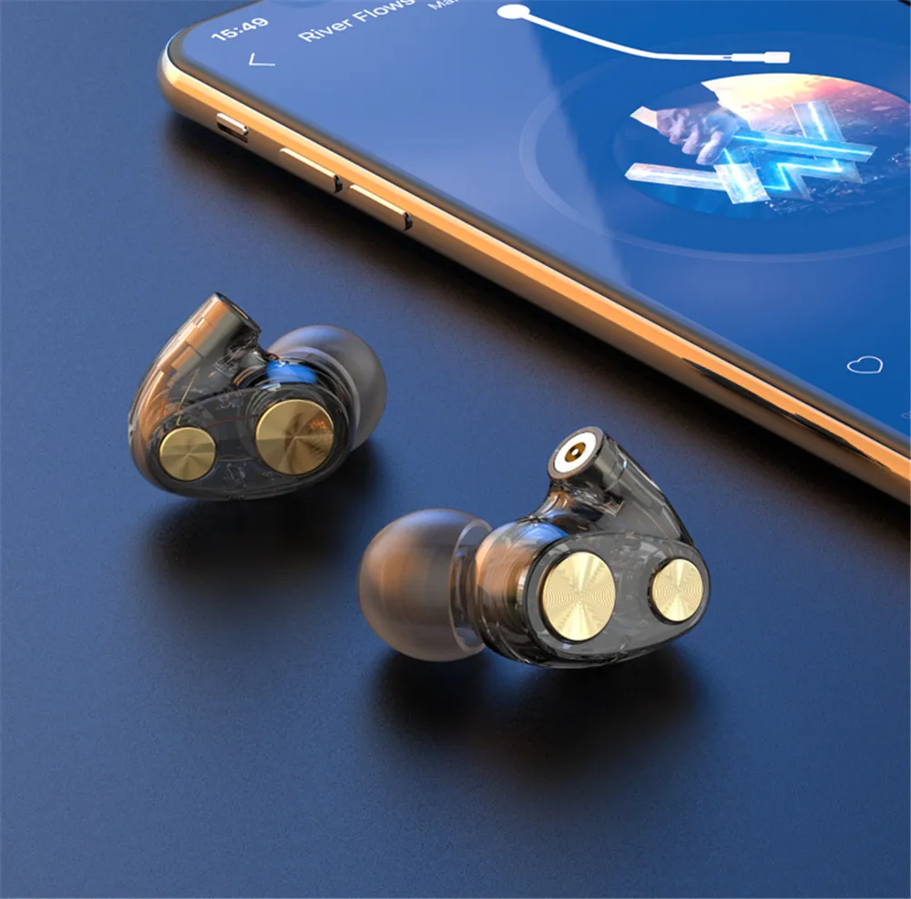 N35 кольцо железные наушники в ухо кабель управления шумоподавление Hifi сабвуфер гарнитура Мобильный телефон универсальный для Xiaomi huawei