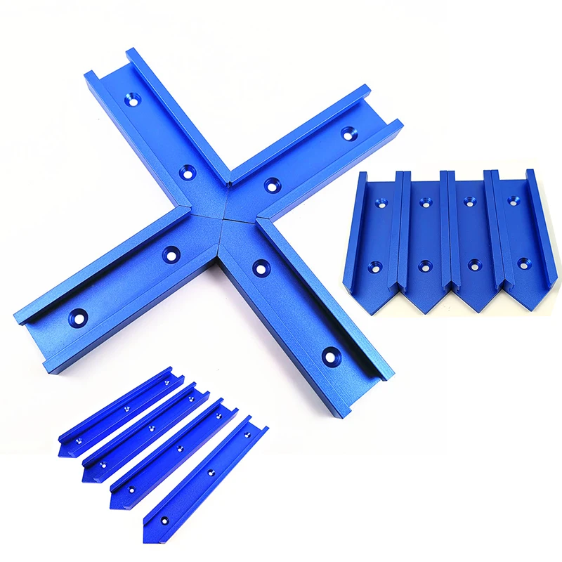 Деревообрабатывающий желоб Т образный слот крестовой соединитель направляющая