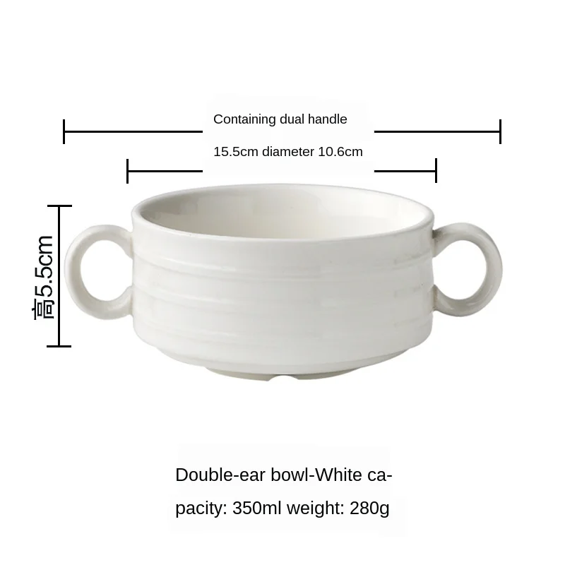 Творческий бинауральные завтрак маленькая миска для каши десертный суповой ramen