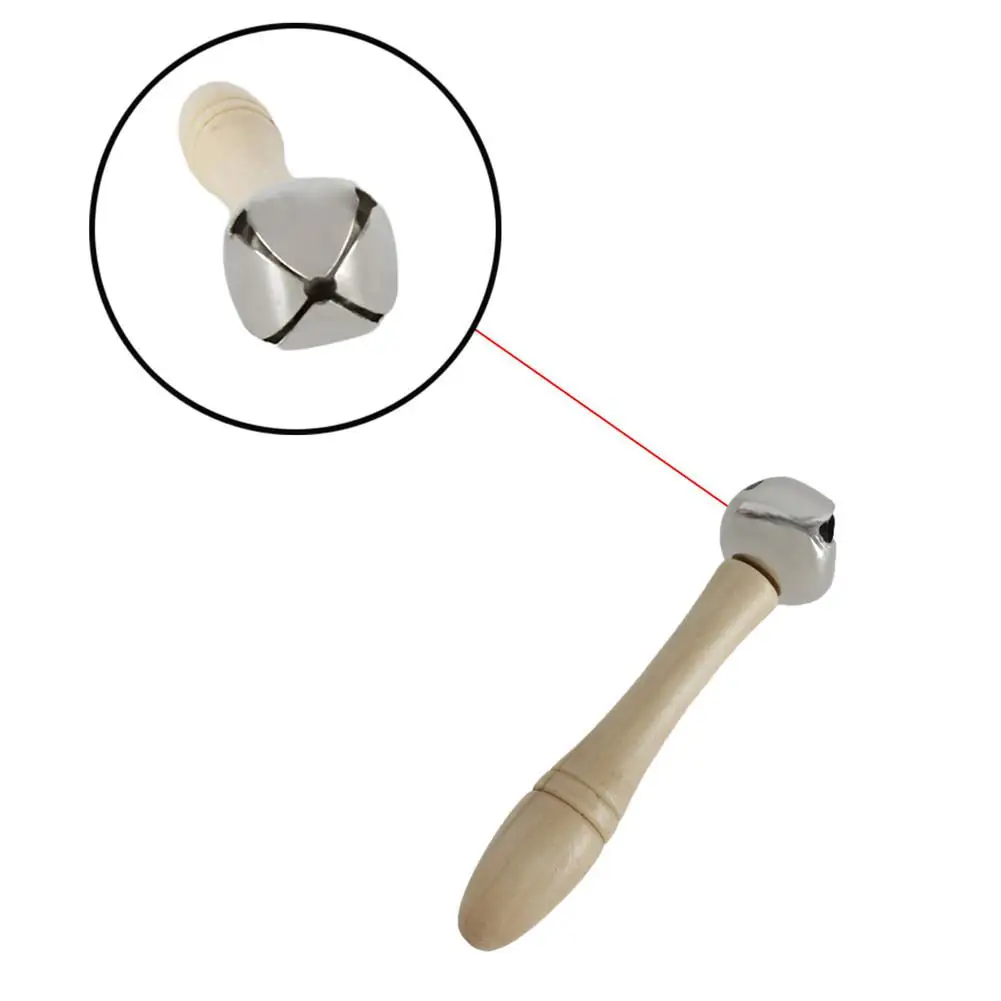 1 шт. деревянный колокольчик orff инструменты детские погремушки деревянная