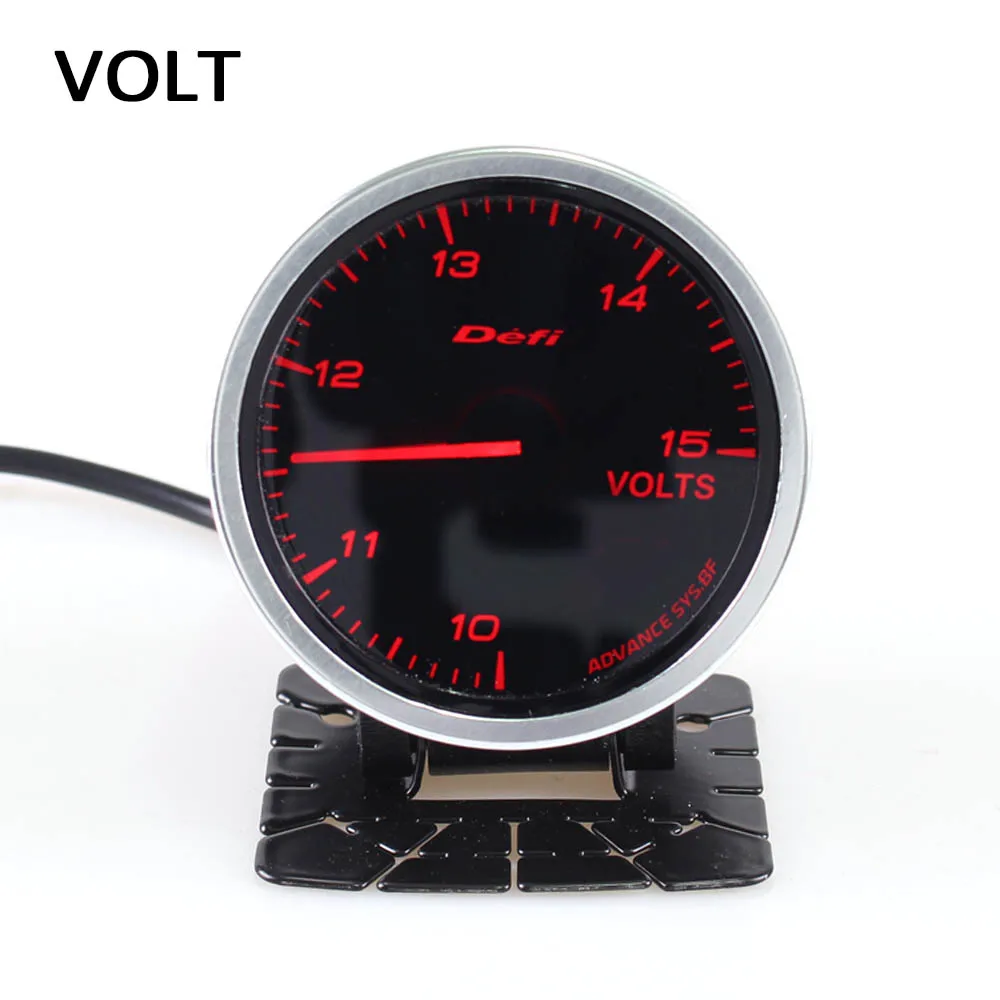 VOLT Defi Advance BF 2,5 дюймов 60 мм автоматический датчик высокой производительности турбонаддув/температура воды/Температура масла/Масляный Пресс/Топливный пресс - Цвет: VOLT