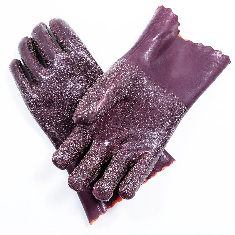 

Waterproof household gloves wear-resistant plus velvet thickening anti-freezing cold-proof cleaning gloves
