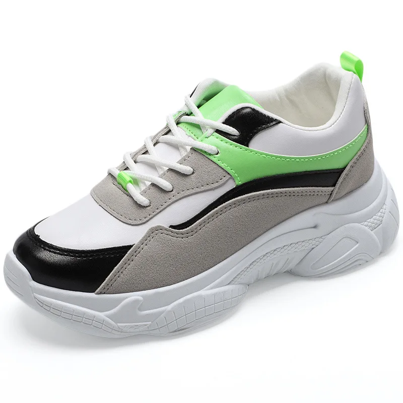 

Women's shoes, women's sports shoes, thick-soled height-increasing shoes, casual sports shoes, shallow mouth low-top white shoes
