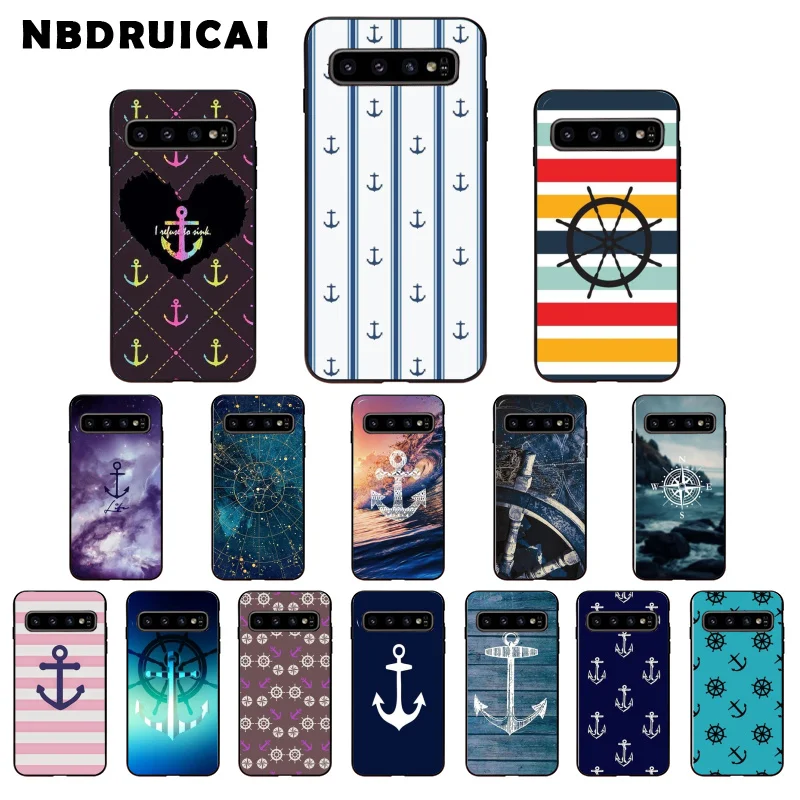 NBDRUICAI качественный чехол для телефона с полосками якорем лодкой кораблем
