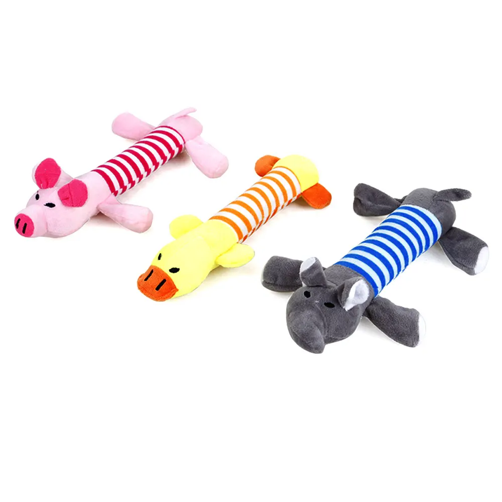 1 шт. плюшевые игрушки для домашних животных собак пищащие животные игрушка