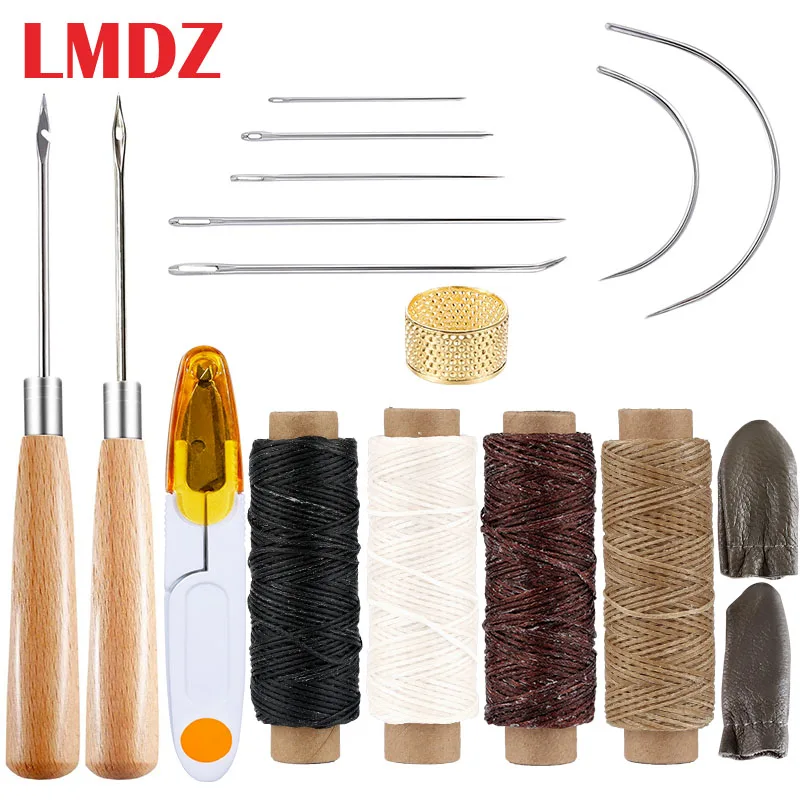 LMDZ 17 шт. кожаная ручная швейная строчка набор инструментов для пробивки резной