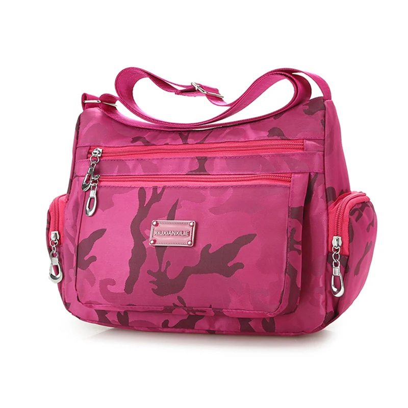 

2021 New Women Messenger Bags For Women Waterproof Nylon Handbag Female Shoulder Bag Ladies Crossbody Bags Ladies Zipper Handbag