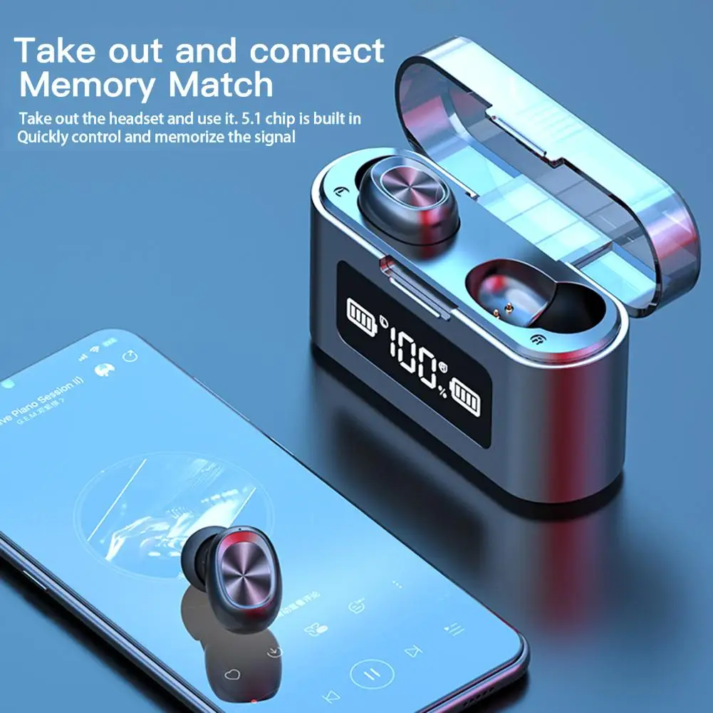 Наушники вкладыши TWS Bluetooth 5 1 наушники беспроводные с наушниками зарядным