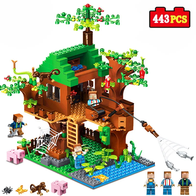 443 шт. новые строительные блоки для шахт совместимые с городской серией сделай