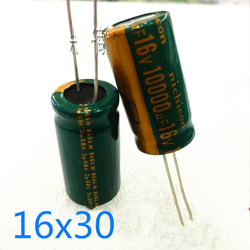 50 шт./лот 16V10000UF 10000 мкФ 16V 16X30mm высокочастотное низкое сопротивление долгий срок