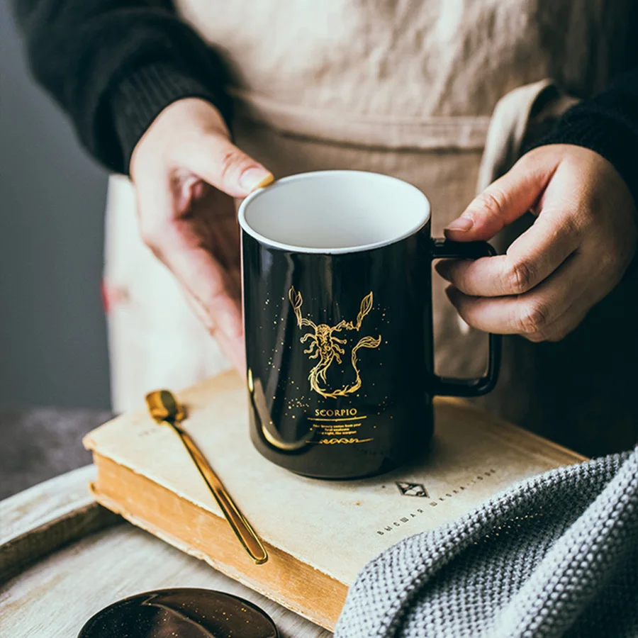 Ретро керамические кофейные кружки виски креативные винтажные личные офисные