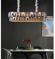 newly modern crystal lighting chandelier led pendant lamp ac110 220v chandelier crystal dining room living room bedroom lights