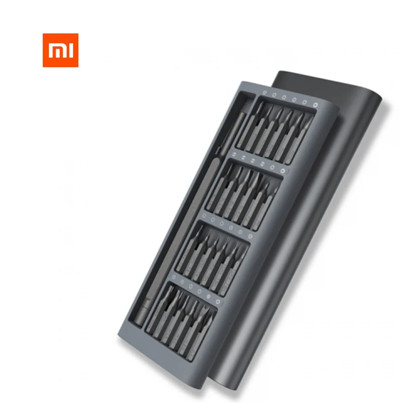 

Прецизионные отвертки Xiaomi Mijia 24 в 1, магнитные биты, алюминиевая коробка, Набор отверток «сделай сам», набор инструментов для умного дома, тел...