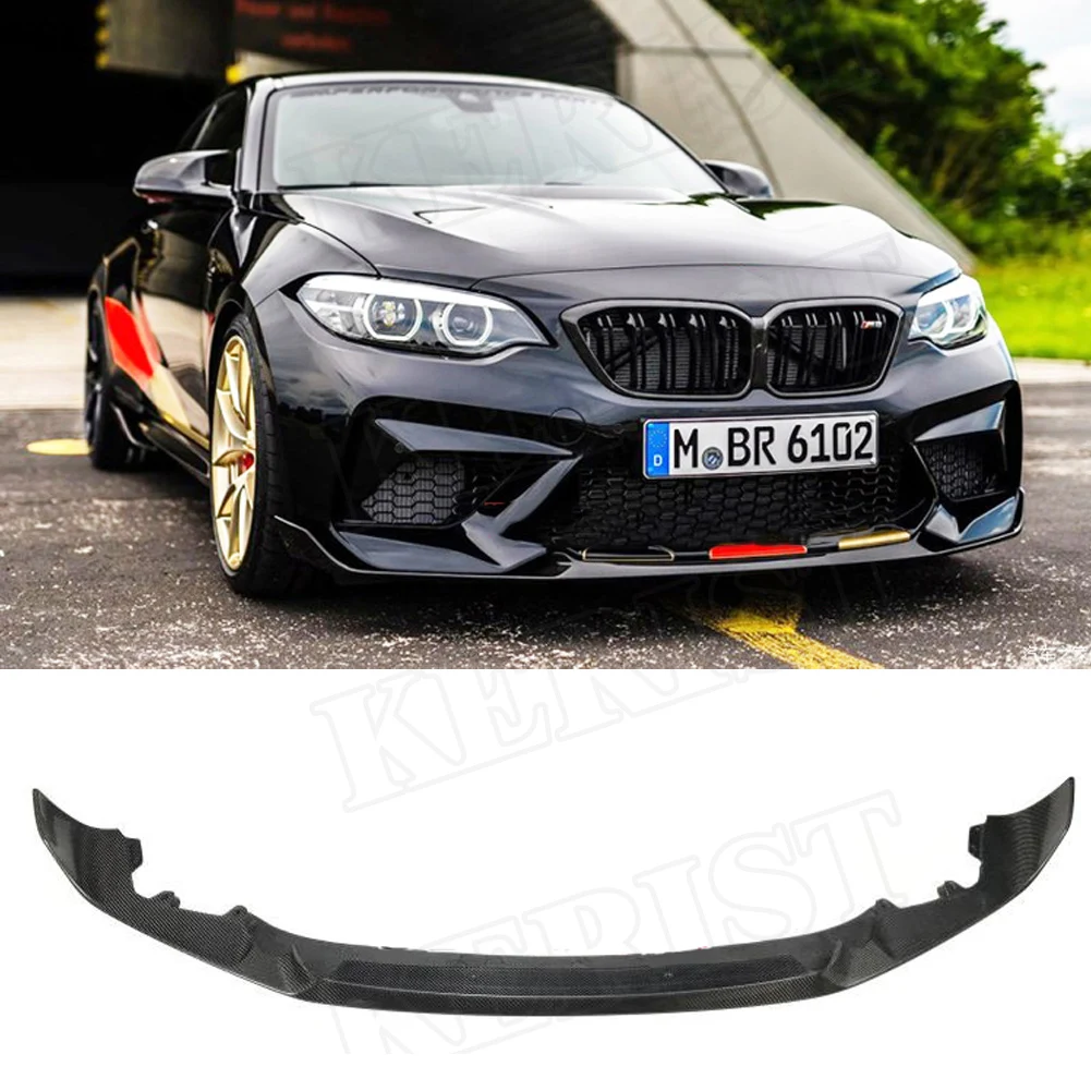 

Carbon Fiber Front Lip Aprons Spoiler for BMW 2 Series F87 M2C 2017 2018 2019 MP Style Bumper Guard