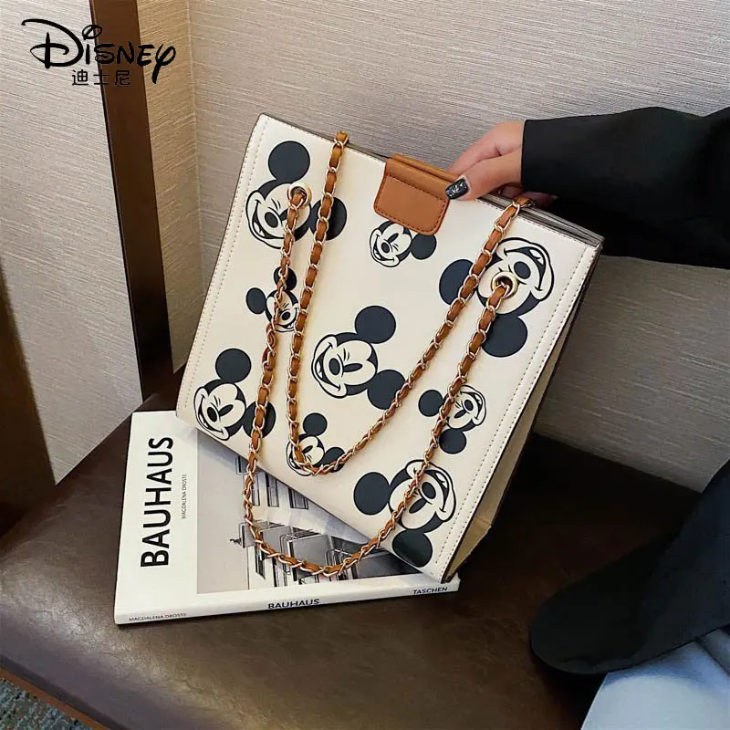 Женская сумка через плечо из ПУ кожи Disney сумка-мессенджер с Микки Маусом для