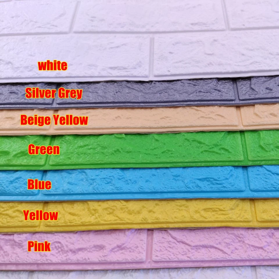 Самоклеящиеся обои 3D настенные клеящиеся панели с рисунком кирпича для гостиной