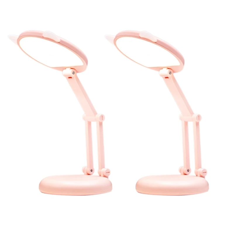 

Светодиодный настольная лампа с зарядка через USB 3 режима освещения плавное Затемнение ЖК сенсорный экран Управление складной Портативный ...