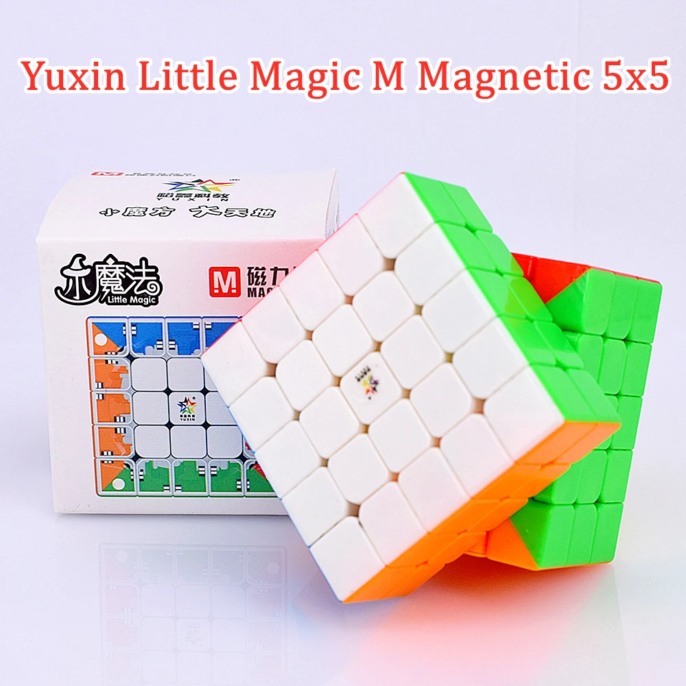 Yuxin немного волшебства м Магнитный 5x5x5 магический куб 5x5 головоломка yuxin магнит