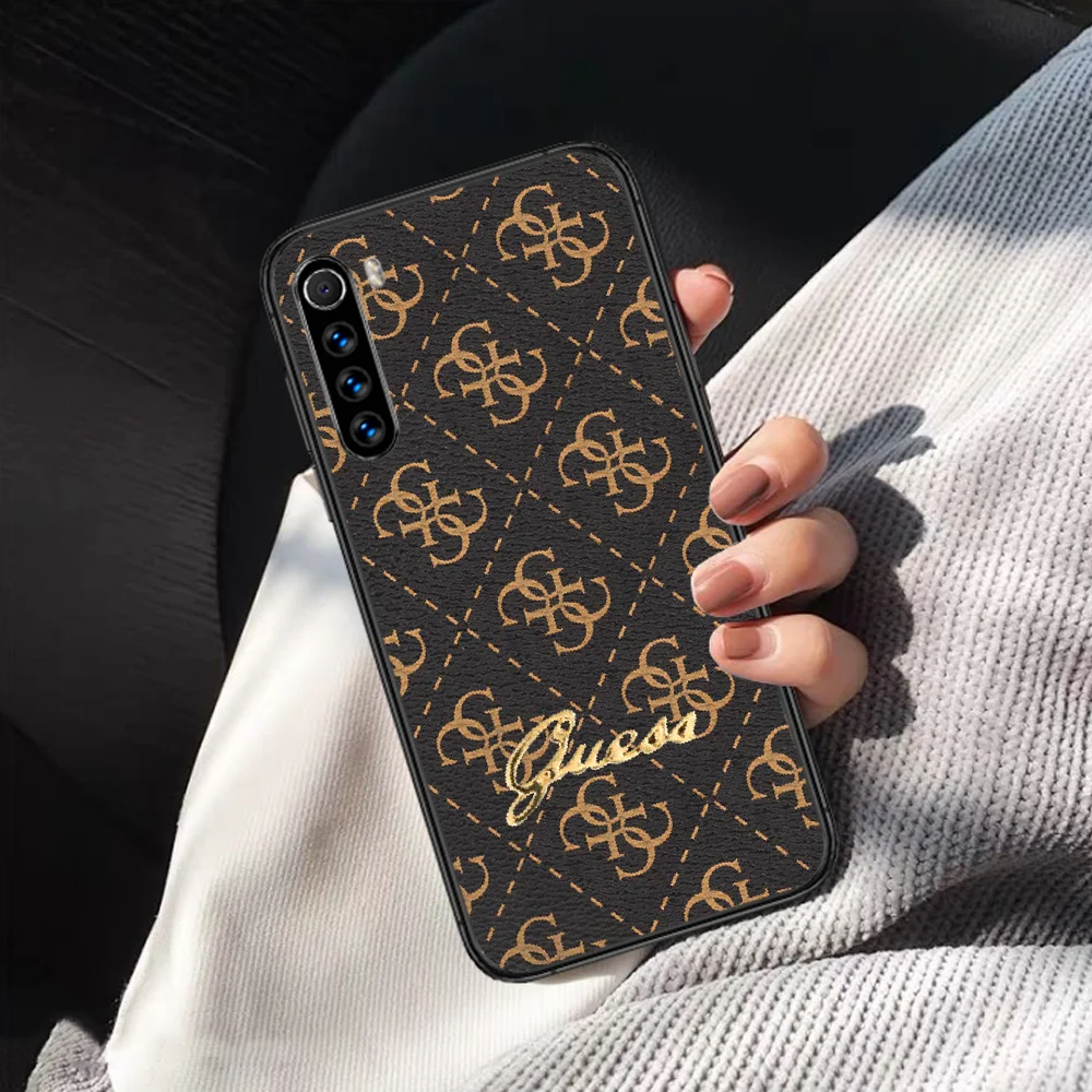 

Fashion Guesses Brand Phone Case Cover Hull For XIAOMI Redmi 7 7a 8 8a 9 9a NOTE 6 7 8 8t 9 9s Pro Max 4X Black Prime Painting