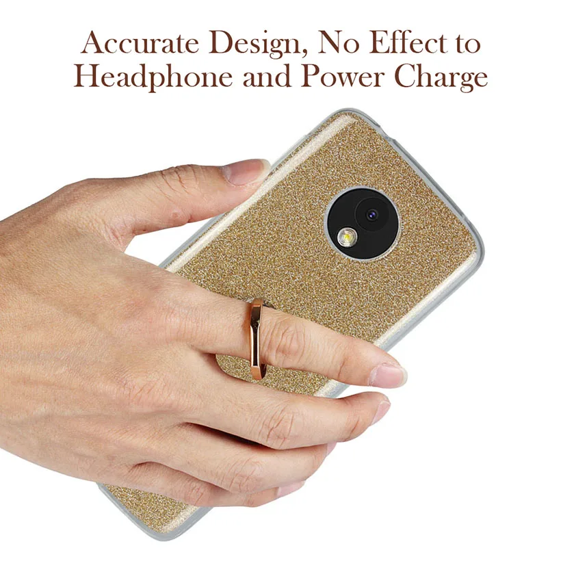 Чехол для Moto One Vision роскошный мягкий блестящий чехол с плюшевым шариком Motolora Action