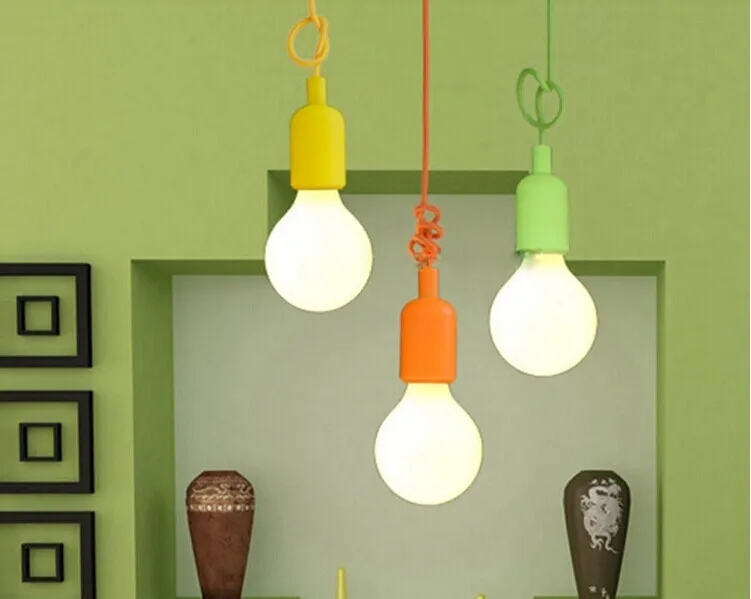 

modern Personality bar colorful pendant lamp display clothes store