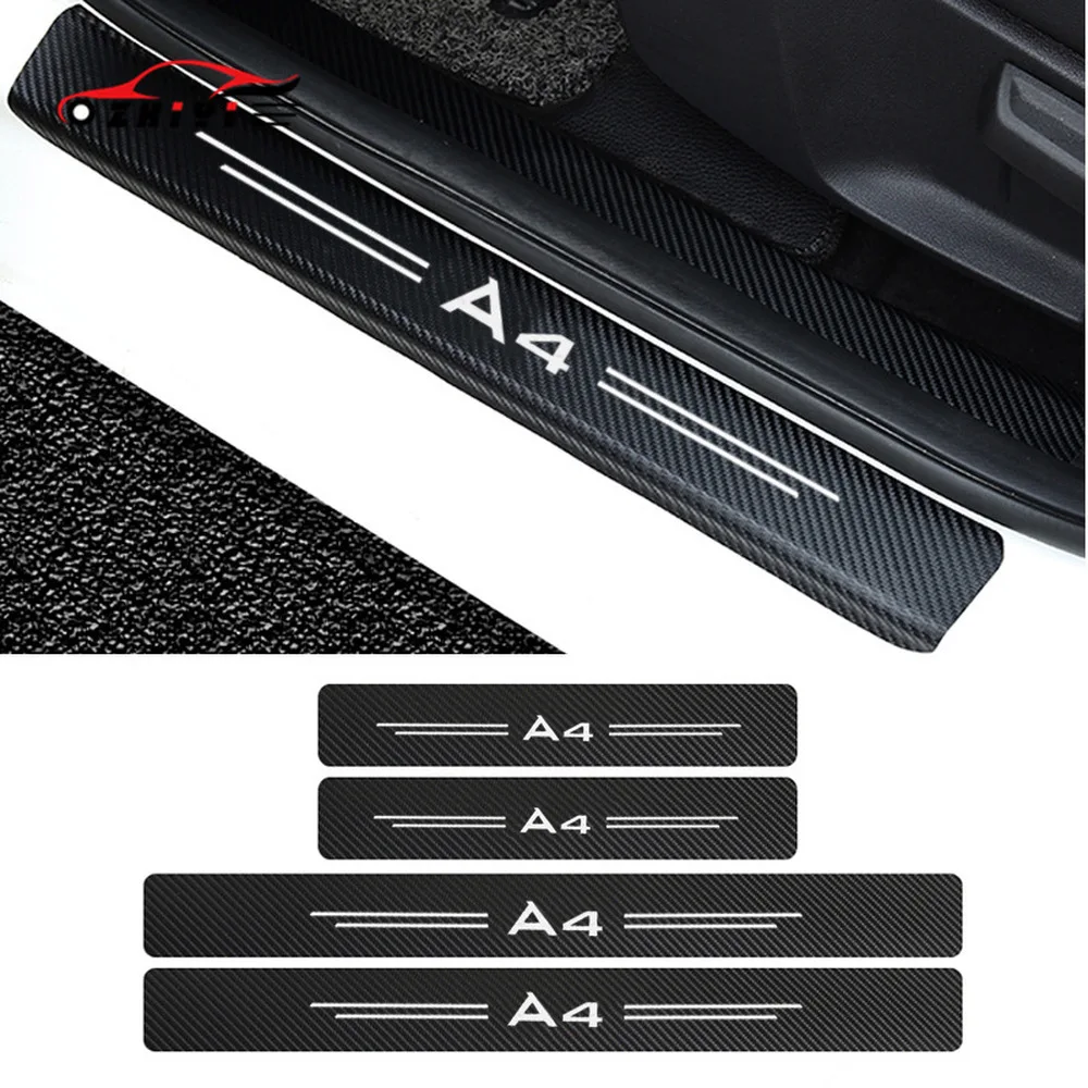 Наклейка для защиты порога двери автомобиля подходит Audi A4A5A6A3Q3Q5 наклейка из