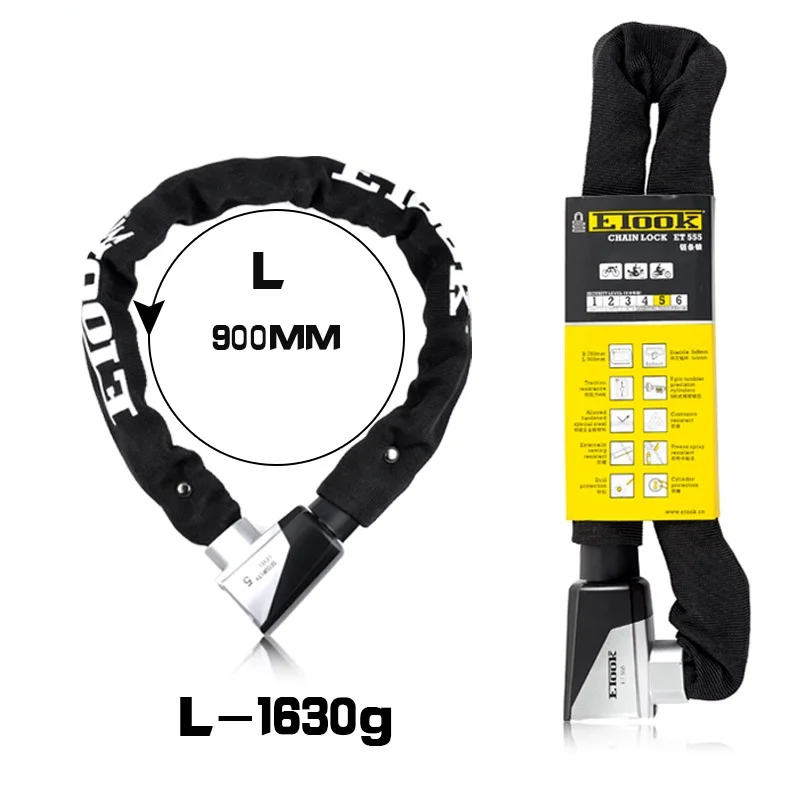 

Bicycle Lock MTB Road Bike Safety Anti-Theft Chain Lock With Special Hardened Steel Outdoor Cycling Accessories