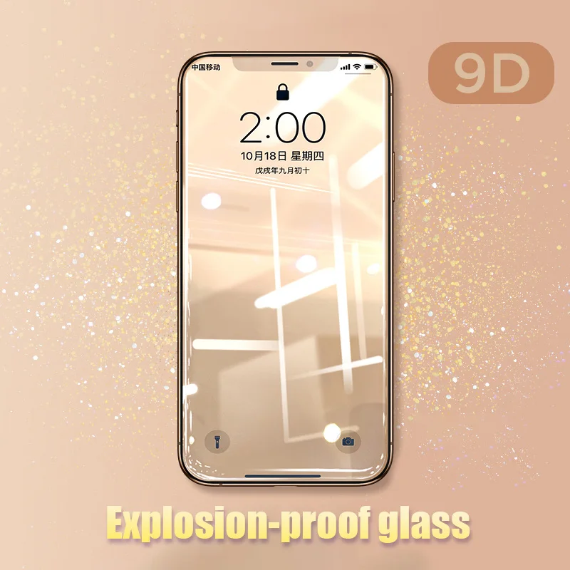 Защитное стекло закаленное для iPhone 11 Pro Max/6/6s/7/8 Plus/9D/XR/X/XS Max|Защитные стёкла и