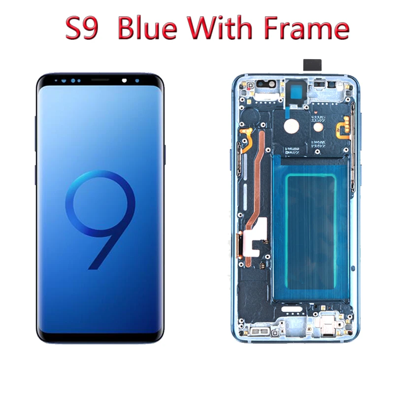 100% Оригинальный супер AMOLED дисплей для SAMSUNG Galaxy S9 ЖК сенсорный экран дигитайзер Plus