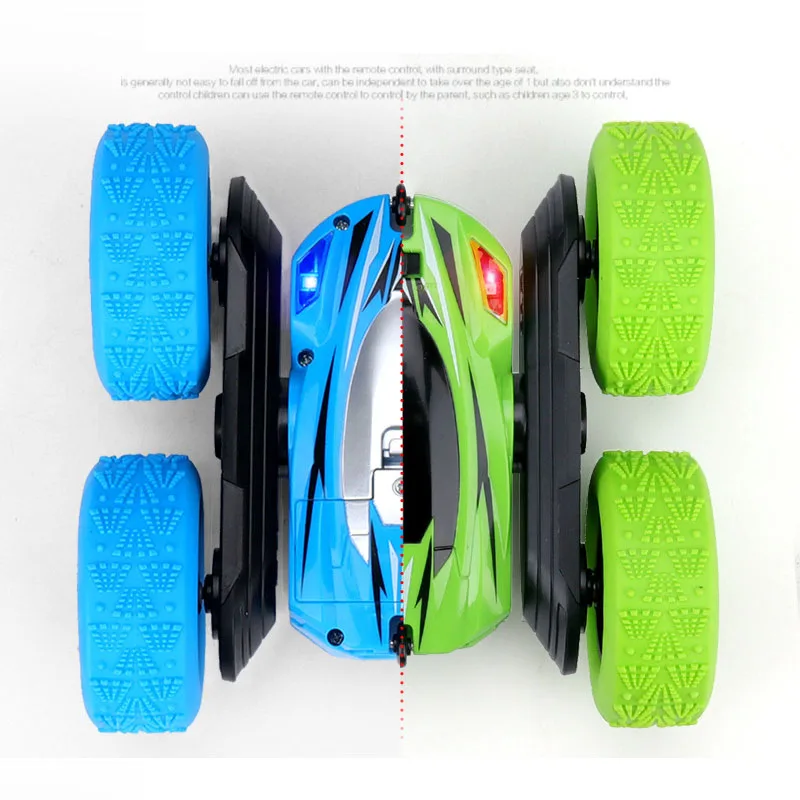 Двухсторонний 3D флип мини пульт дистанционного управления для автомобиля 4CH